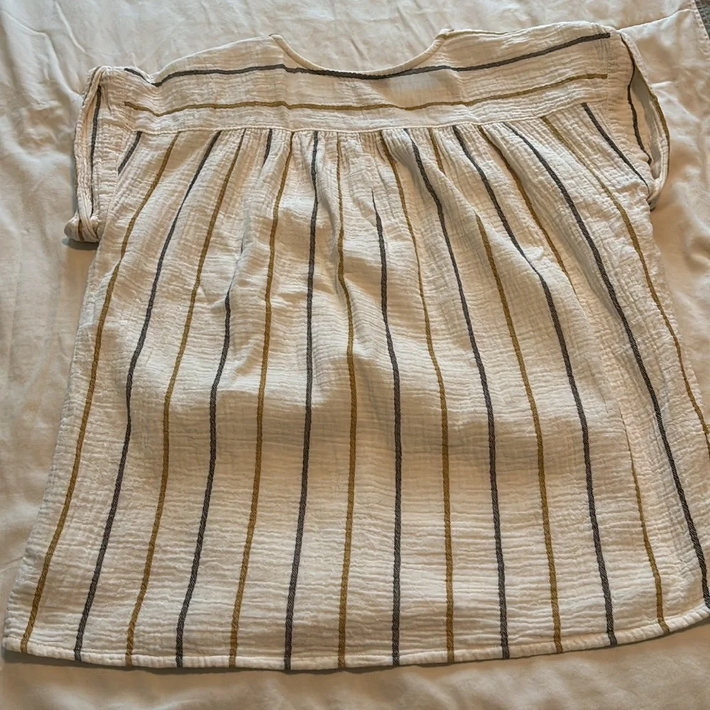 Madewell stripe shirt. Size XS - Picture 3 of 4